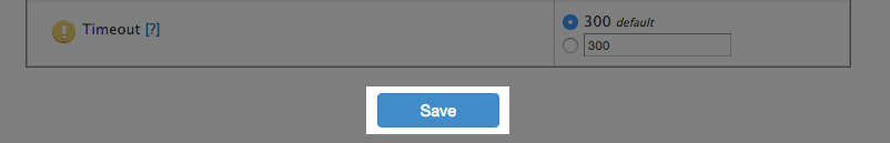 The save button.