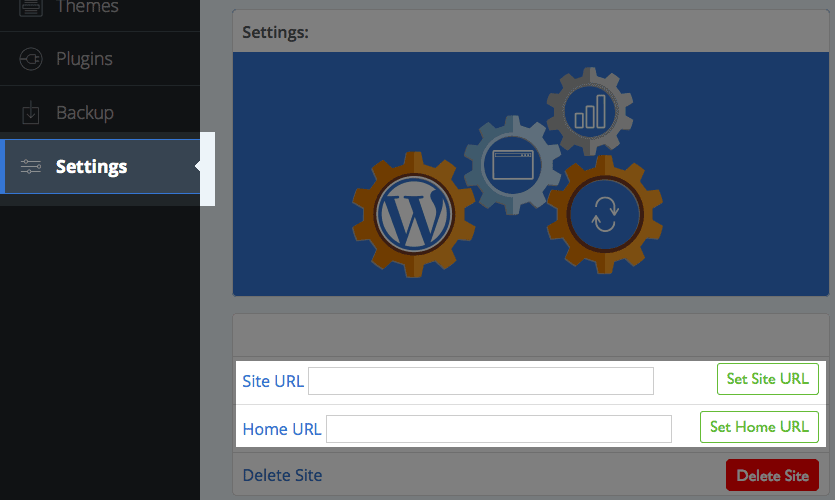 URLs in WordPress Tools