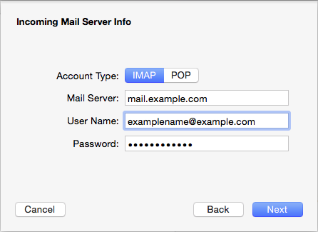 how to sync folders mac mail server