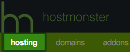 The hosting tab.