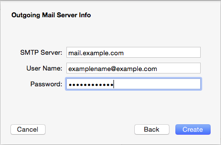 mac email server settings